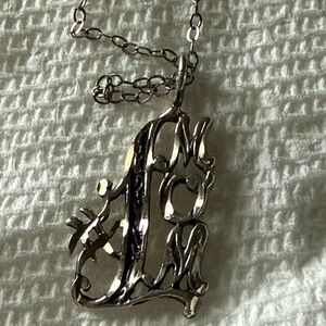 Sterling Silver #1 Mom Pendant and  Necklace